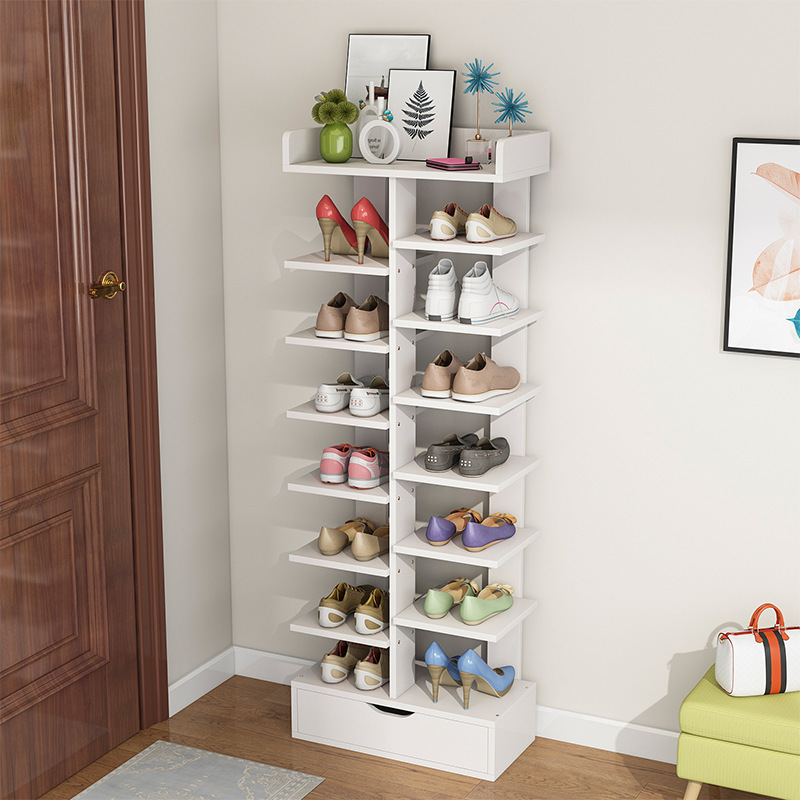 Factory supply simple shoe rack home multifunctional assembly shoe cabinet multi-layer wooden storage shoe rack