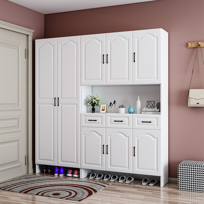 Home entrance large-capacity entrance hall cabinet simple modern multi-function balcony storage cabinet door shoe cabinet