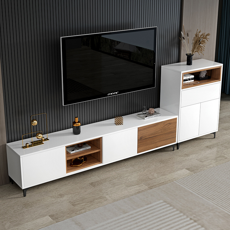 Factory direct sales simple coffee table TV cabinet combination small apartment storage cabinet