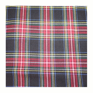 New 100% Acrylic Grid Textile Rip Stop Style Yarn Dyed Cloth Checks Dust Coat Jacket Blouse Fabric