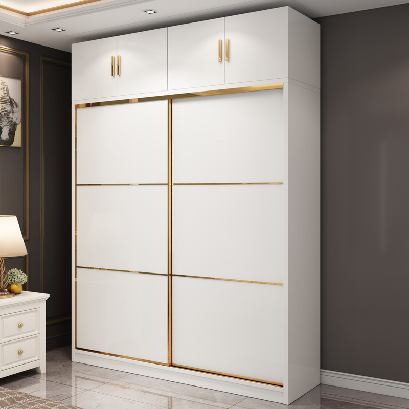 Custom Modern Bedroom Design Portable Armoire Wardrobe Clothes Closet Cabinet Wood Wardrobe