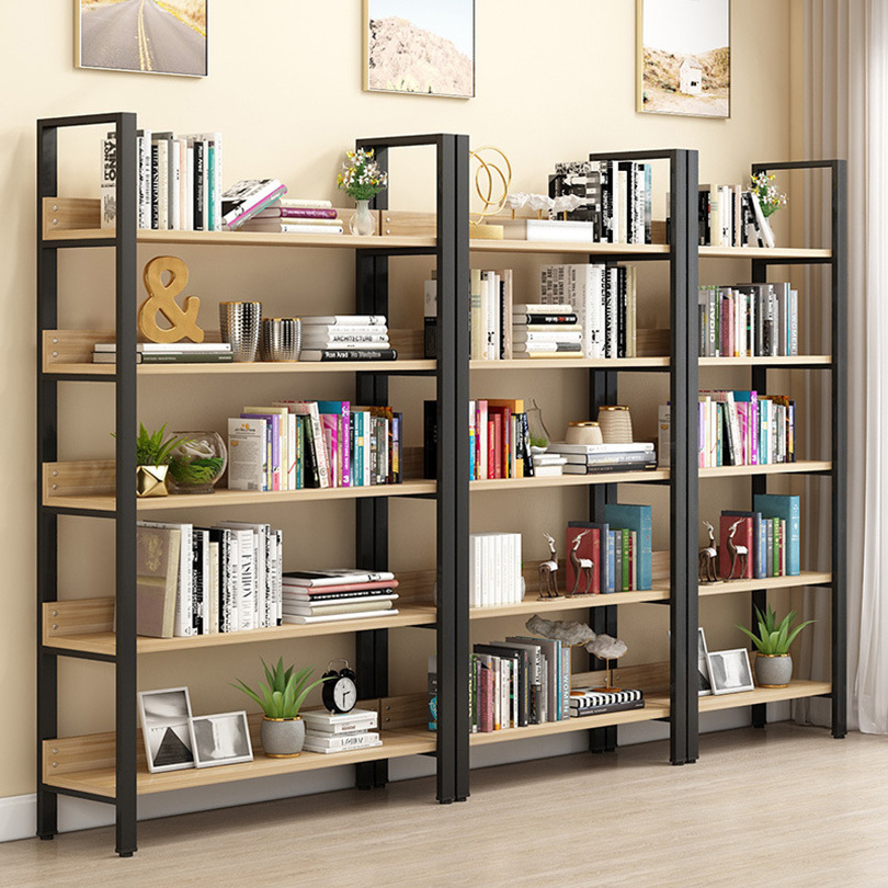 Home living room multi-layer simple storage display shelf multi-functional shelf floor bookshelf