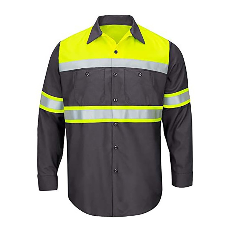 Wholesale hi visibility workwear yellow reflective safety workwear coverall scrubs jumpsuit  workmen coverall for men