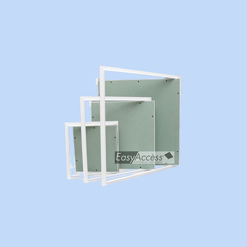 Buy Best Selling Access panel made of aluminium frame and MR gypsum board with spring loaded push up locks and safety chain