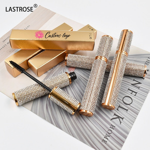 Private Label Makeup Mascara Rose Gold Eyebrow Mascara Long Thick Curling Fiber Waterproof Mascara