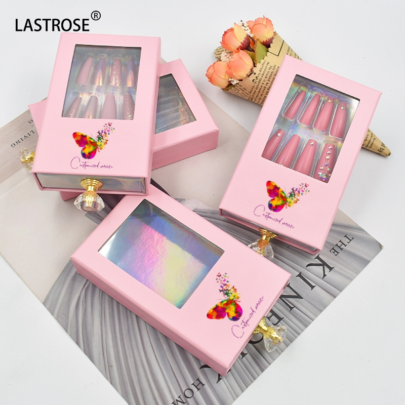 Wholesale Private Label Box Packaging Nail Nail Packing Boxes False Press On Nail Packaging Box