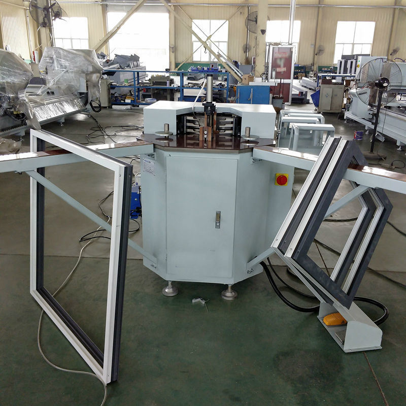 Aluminum Window Door Making Machinery, Aluminium Window Corner Crimping Machine