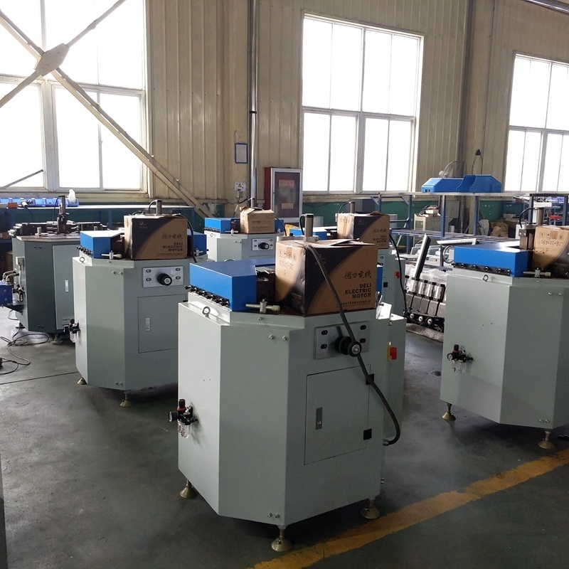 Aluminum Window Door Making Machinery, Aluminium Window Corner Crimping Machine