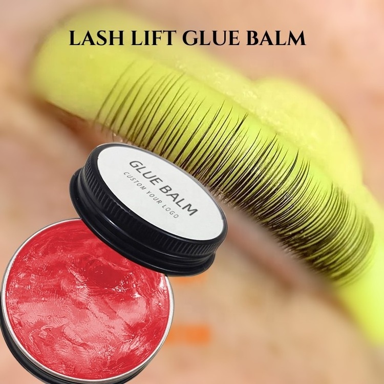 Wholesale Custom Color Bonding Lash Balm Lash Lift with Glue Korea Glue Balm Lamination Wax Gummy Balm