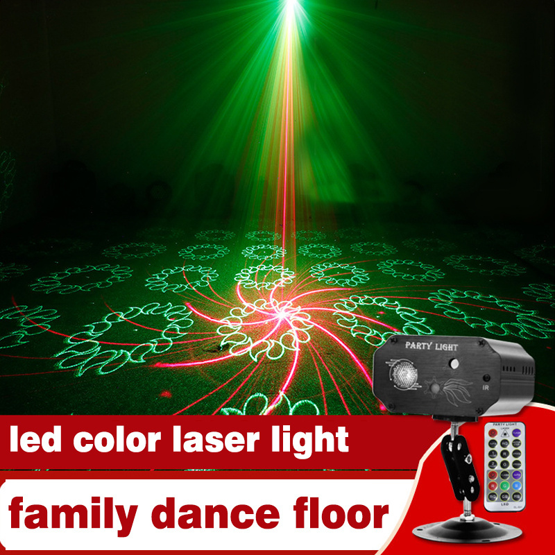 Magic Bar Night Club Dj Party Home Mini Small Green Laser Light Stage Rgb Music Led Christmas Projector Disco Laser Lighting