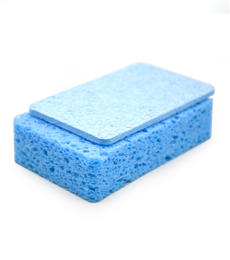 Compressed Natural Cellulose Kitchen Cleaning Sponges Dish Wash Brush Scouring Pad