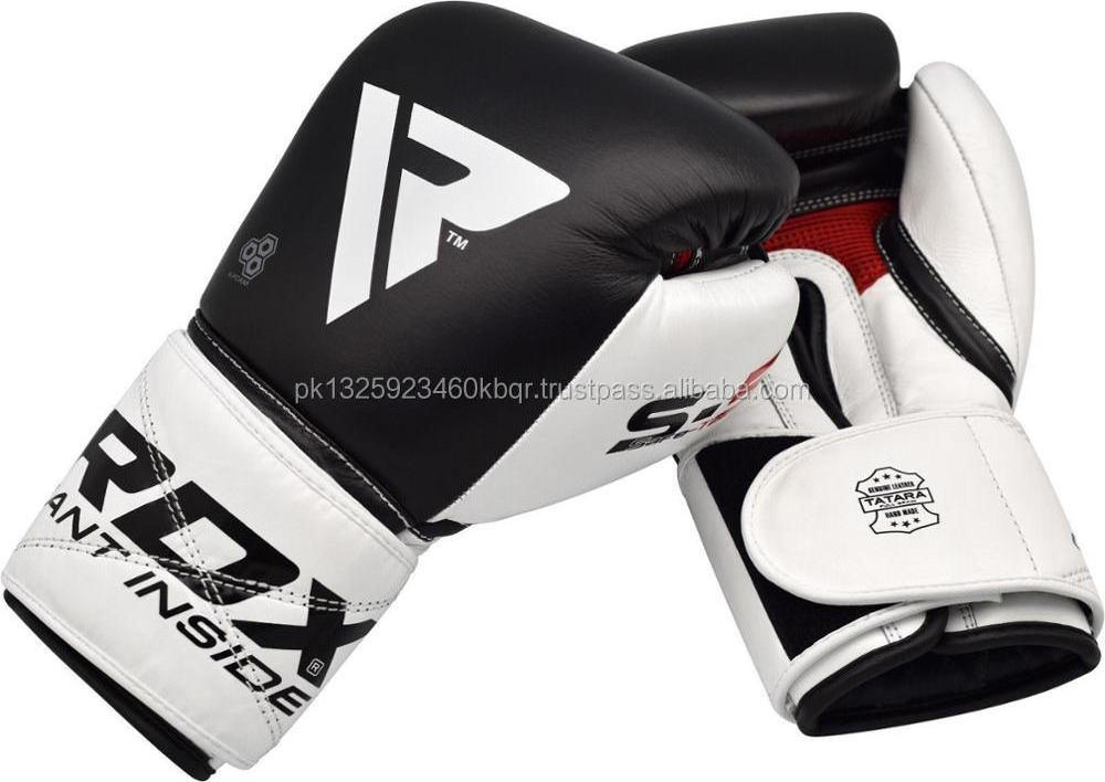 Top Quality Cow Hide Leather Training Fight MMA Kick Boxing Gloves Punch Bag