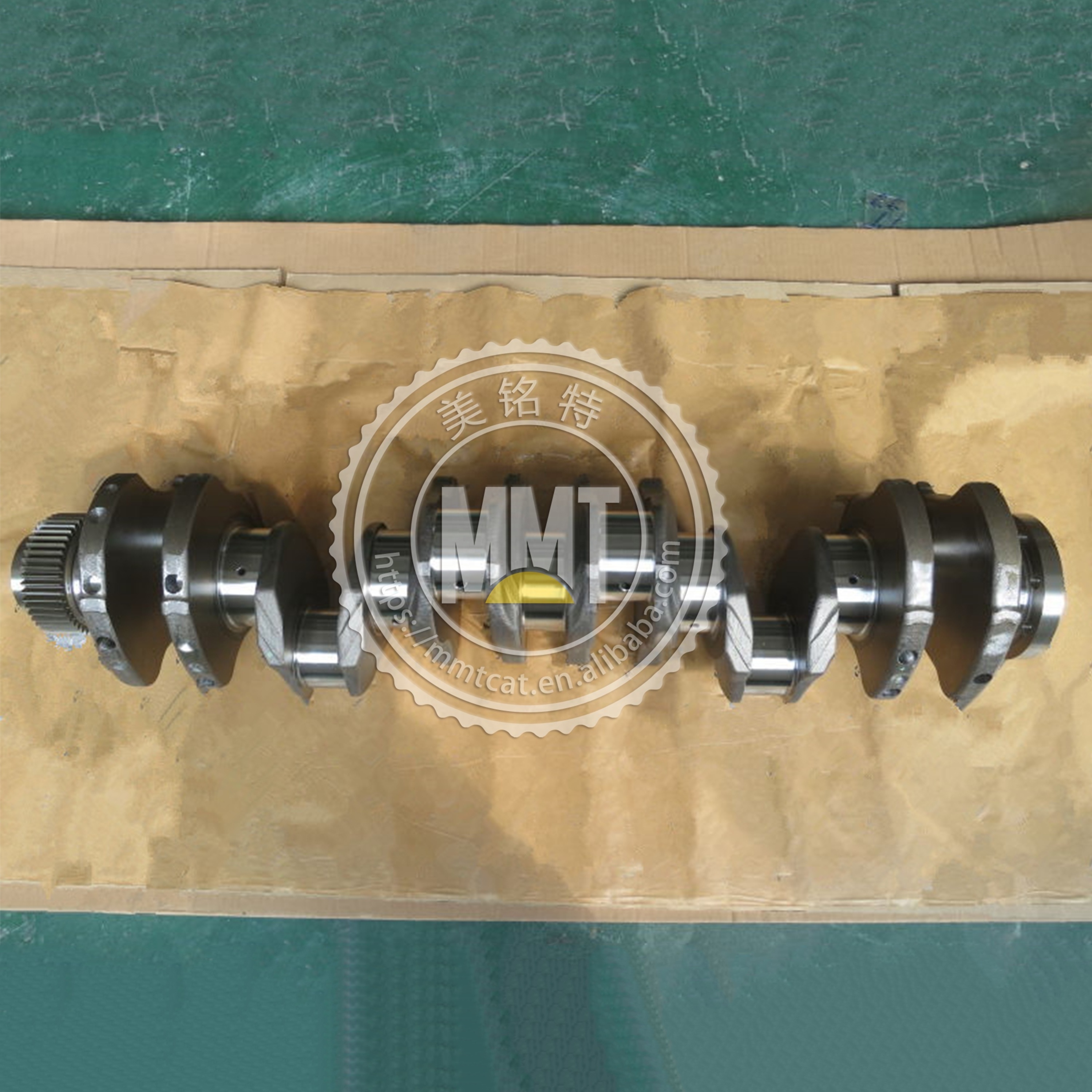 MMT 3204 crankshafts for sale 1W-9771 steel forging crankshaft 1W9771 engine crankshaft for Industrial engine