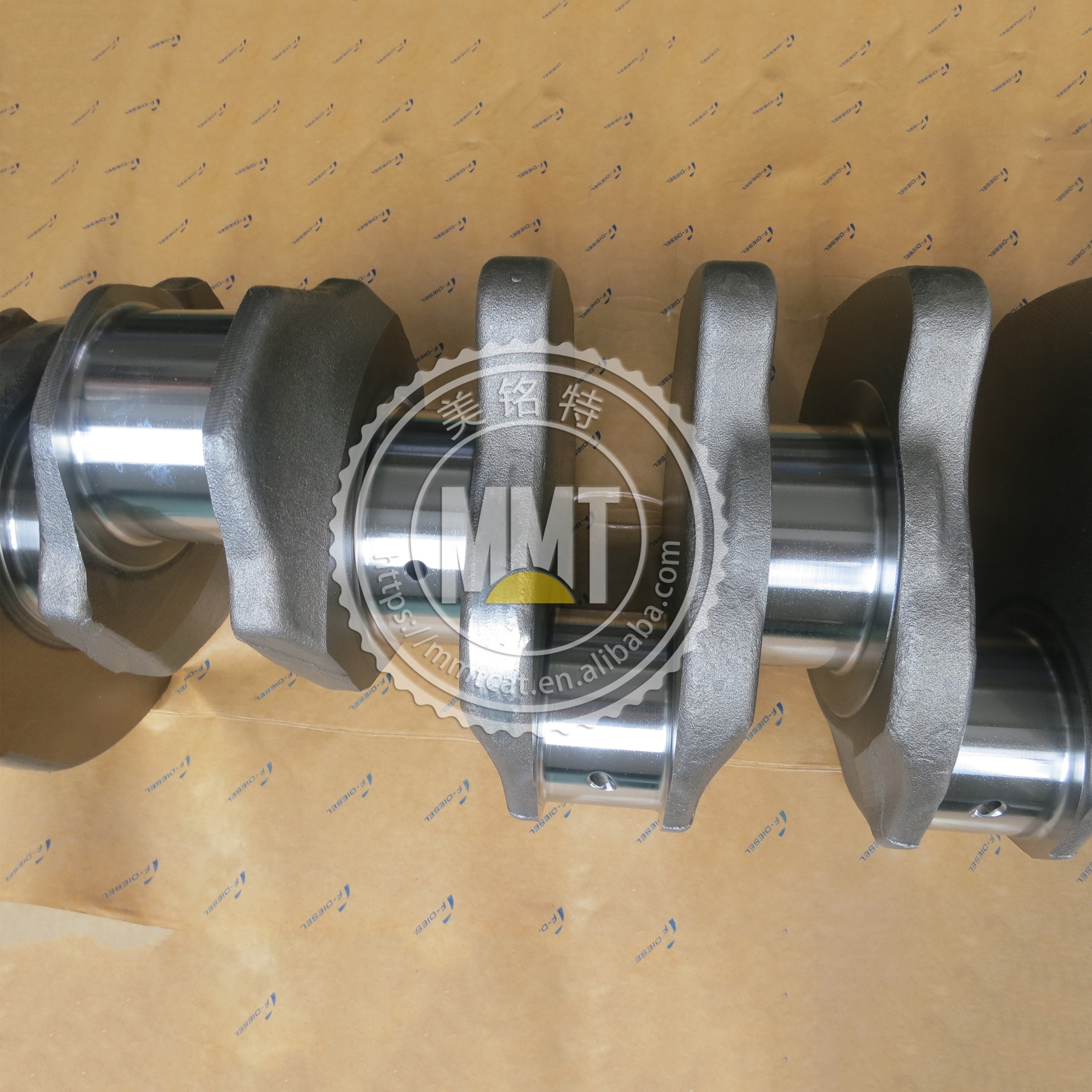 MMT 3204 crankshafts for sale 1W-9771 steel forging crankshaft 1W9771 engine crankshaft for Industrial engine