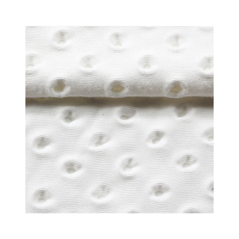 Factory direct sales 100% polyester Doudou velvet fleece fabric cuddle soft breathable minky dot fabric for kids baby blankets