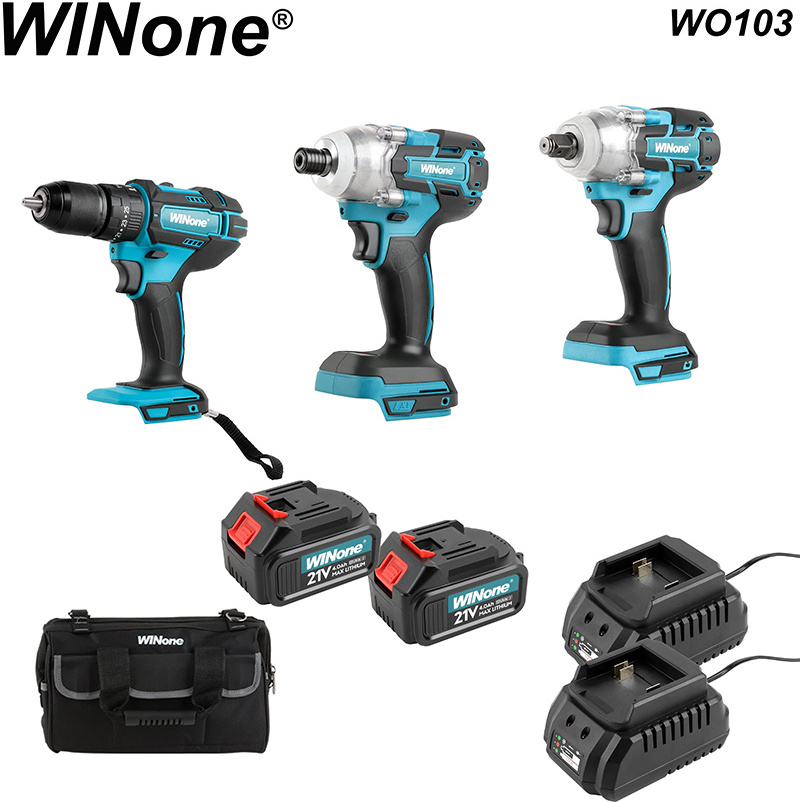 Wholesale price kit power cordless brushless tools set 10 pcs lithium electronic tools in one combo kit