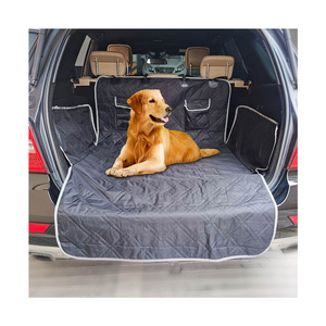 Multi-purpose Black Hammock Car Seat Protector Fold-able Scratch-proof Pet Dog Car Seat Cover