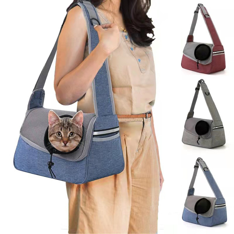 Maychan Custom Fashion Pet Sling Carrier, Waterproof Pet Tote Bag for Cat Puppy and Small Dog