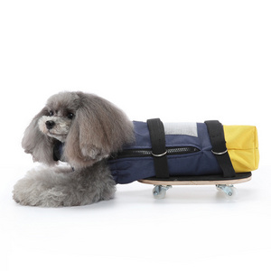 Disabled Old Dog Cat Care Pet walking assist lower body Pet Wheelchair drag bag dog scooter