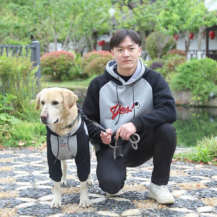 Maychan OEM Custom Breathable Matching Dog and Owner Clothes, Luxury Pet Apparel Dog Hoodie Clothes