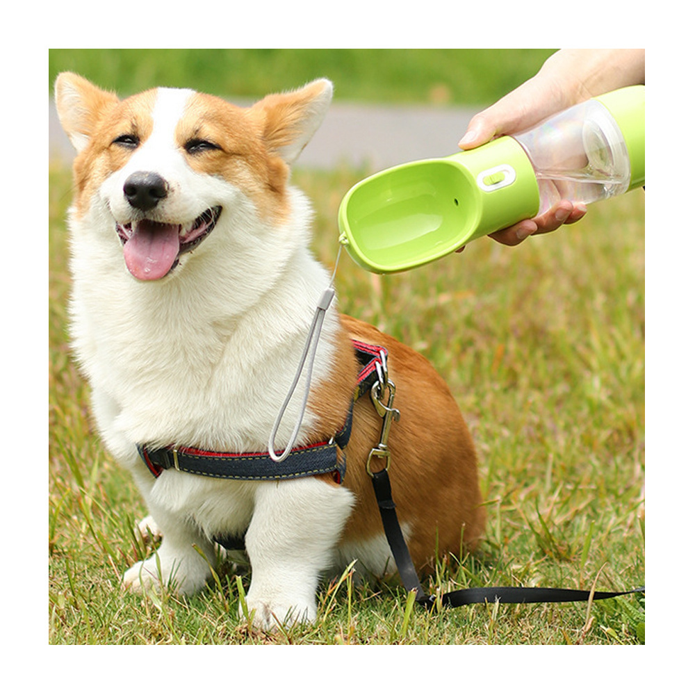 Dog Feeder Bowl Portable Water Bottle Cat Pets Outdoor Travel Drinking Food Feeding Dispenser Pet Supplies