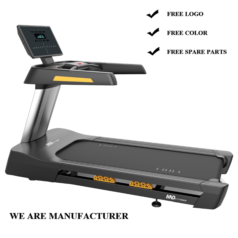 Professional High Quality Treadmill Area Fitness Equipment Electric Heart Rate Minolta Low-noise AC Motor Gym Curve Treadmill