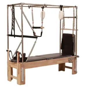 MND Fitness Club MND Professional High Quality Gym Fitness Equipment Oak Trapeze Table Yoga Studio Pilates Cadillac Reformer