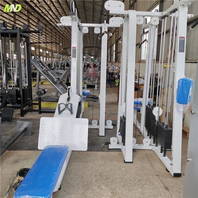 Cable Crossover Jungle Cable Crossover Fitness Equipment Sport Exercise Machine 8 Stations Multi Gym Mutli Functional Stations