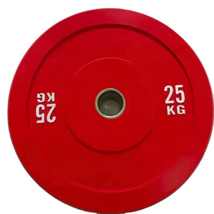 Gym Workout Barbell Weight Lifting Discs Competition Barbell Weight Plates LBS KG Rubber Bumper Plates