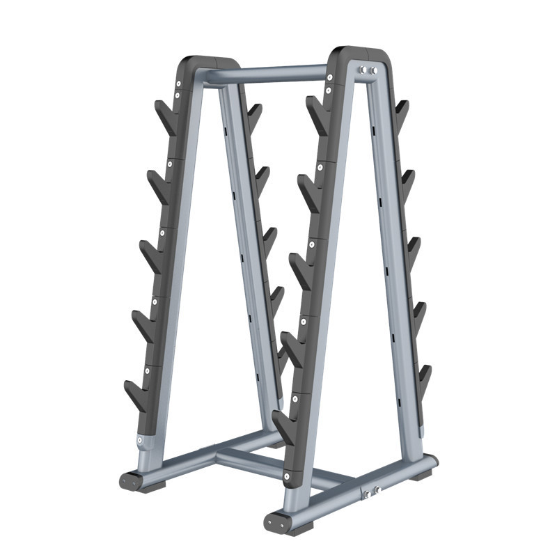 Horizontal Weight Plate Barbell Storage Tree Stand Plate Rack Fitness Bumper Bar Vertical Storage Rack