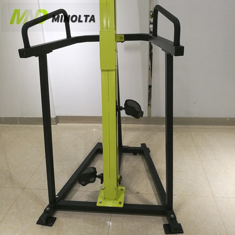 gym equipment steel maxi ver sa climber climbing rope machine MND-Warrior100 Manual Climber