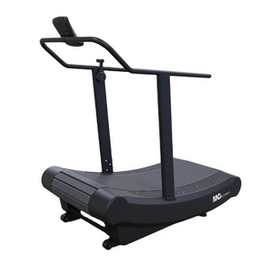 Self Propelled Exercise Foot Stepper Caminadora Manual Motor Less Curved Treadmill Motorless With Magnetic Resistance Treadmill