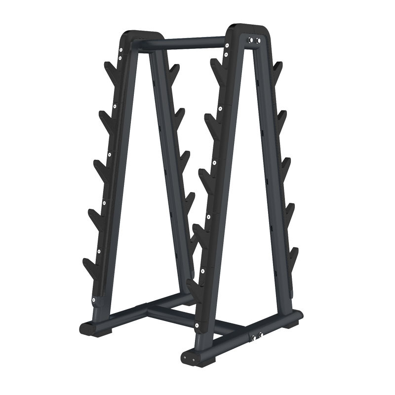 Horizontal Weight Plate Barbell Storage Tree Stand Plate Rack Fitness Bumper Bar Vertical Storage Rack