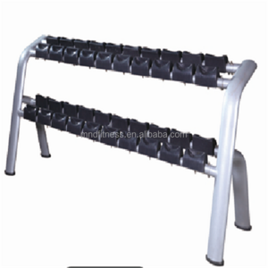 Minolta Fitness Oval Tube Commercial Gym Equipment MND AN02 Dumbbell Racks