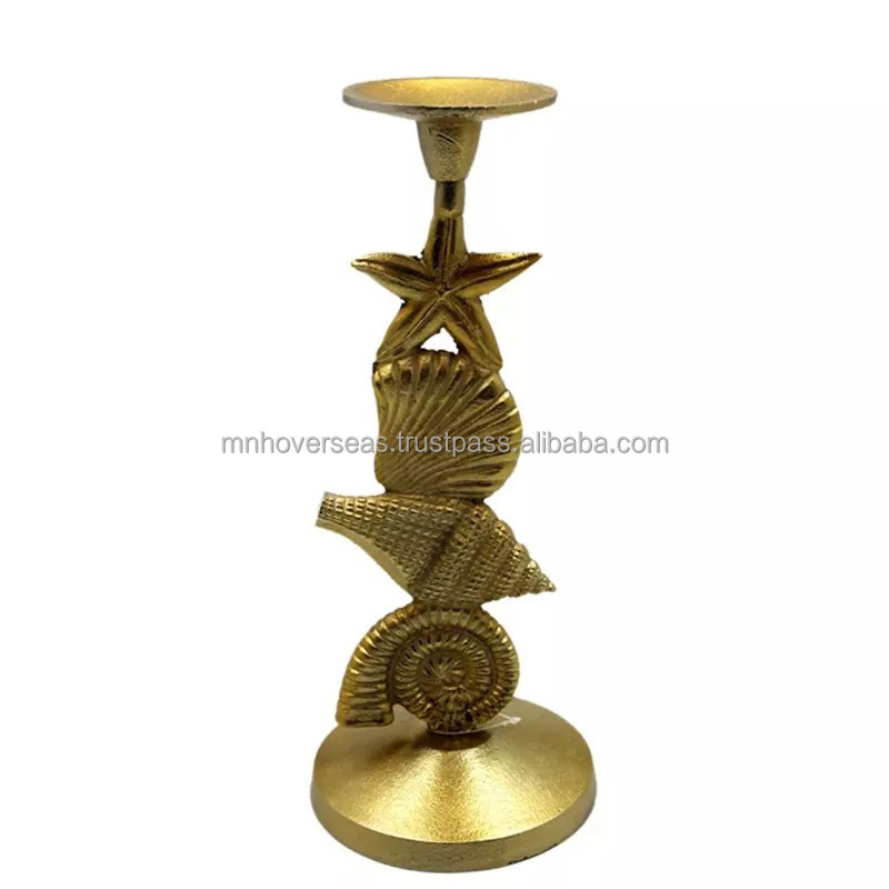 ROUGH BRASS PLATED ANTLER CANDLE HOLDER HOME DECORATION CANDLE HOLDER NEW ARRIVAL CANDLESTICK HOLDER