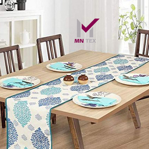 Home Decoration Dining Table Runner with attractive designs Wholesale Handmade Cotton Woven Fabric