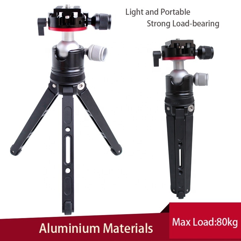 Multifunctional heavy duty table top tripod adjustable shooting angle mini tripod for camera tripod stand professional