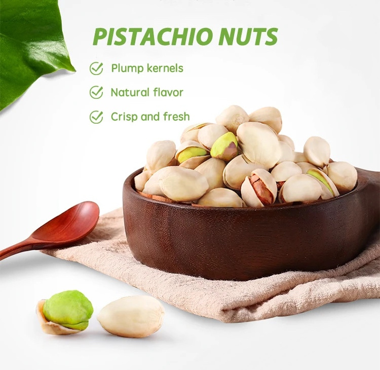 Hot Selling Bulk Healthy Nut Green Organic Pistachio Nuts Certified Dried Organic Pistachios For Sale