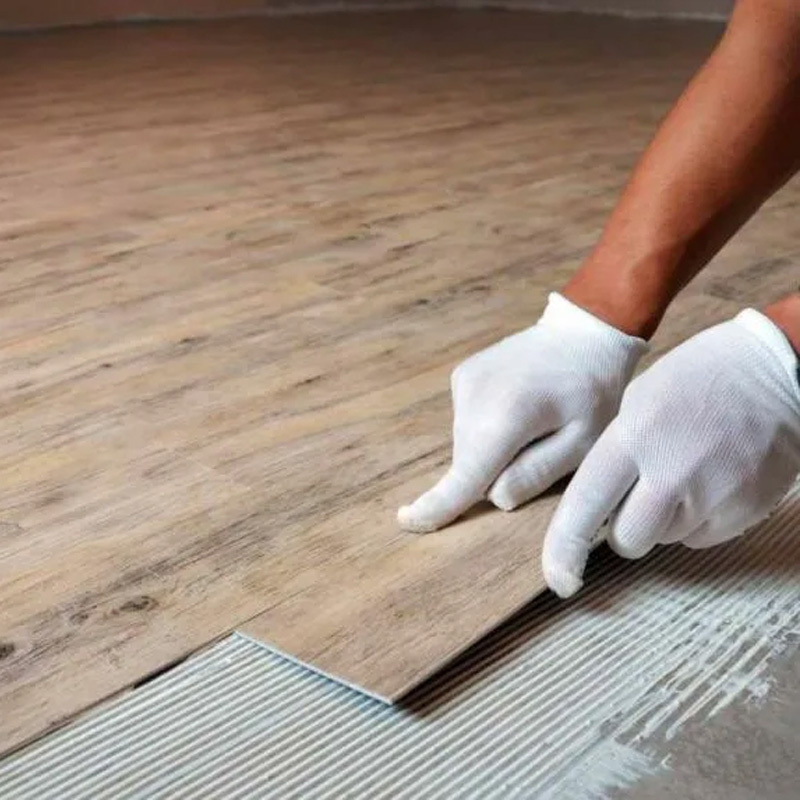 Luxury Vinyl Floor Fireproof Lvt Vinyl Plastic Wood Plank Flooring Glue Down Vinyl Flooring