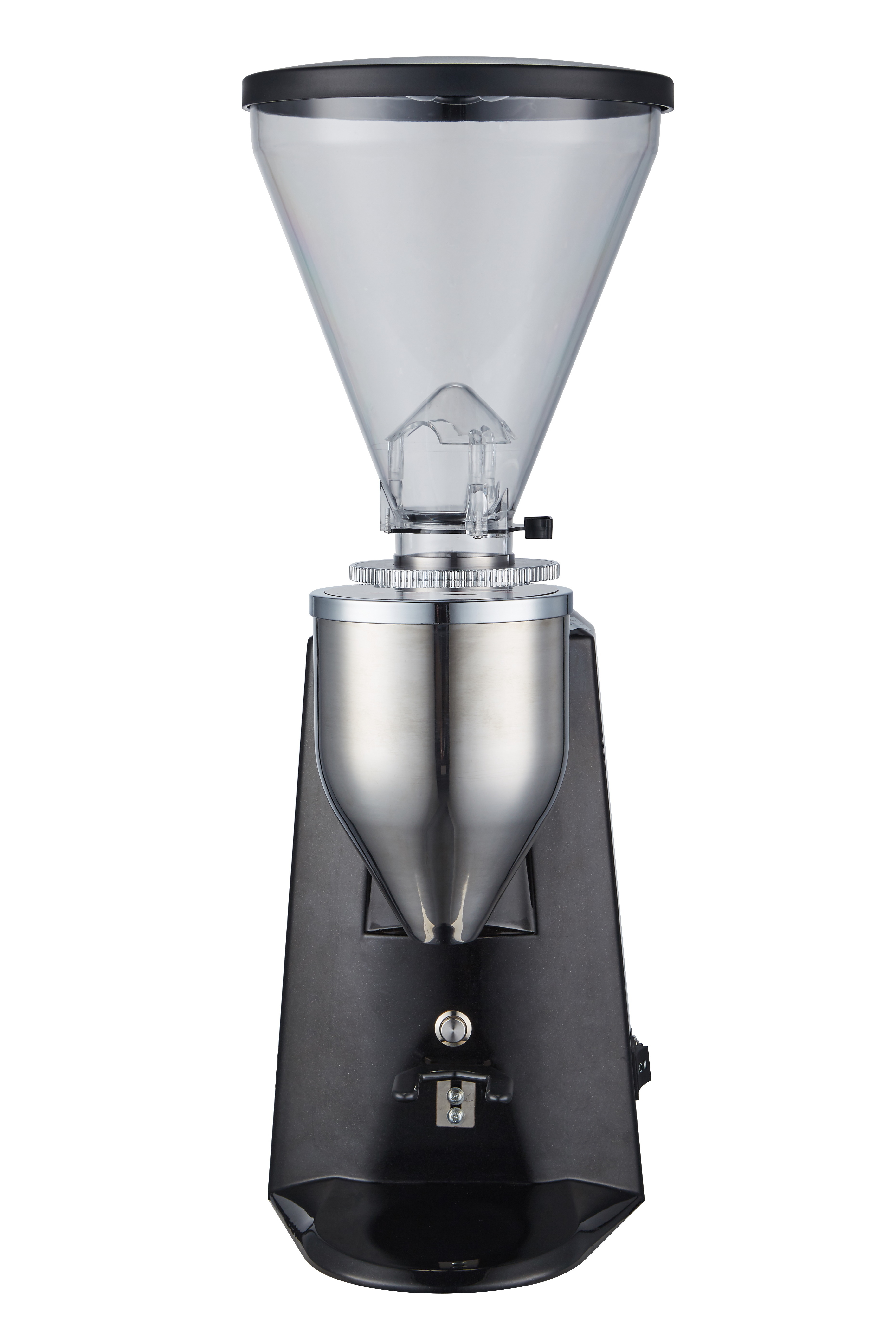 Aluminum alloy touch screen adjustable setting home conical burr electric extra fine coffee grinder