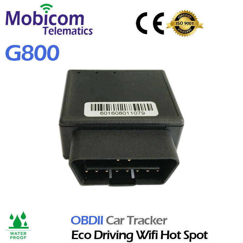 Hot sale 4g lte gps tracker OBDii obd2 wifi hot spot vehicle eco driving car G800 tracking device