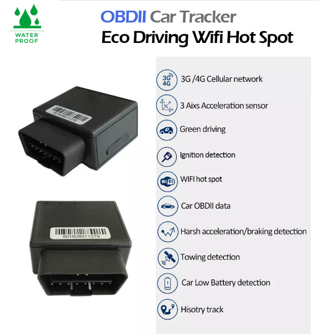 CST 4g lte gps tracker OBDii obd2 wifi hot spot vehicle eco driving car tracker G800