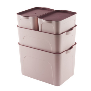 High Quality Container Organizer Indoor Outdoor Portable Small Thickened Plastic Storage Box With Cover