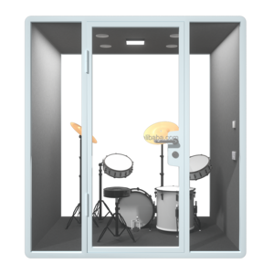 Customized acoustic room music soundproof drum roomb booth