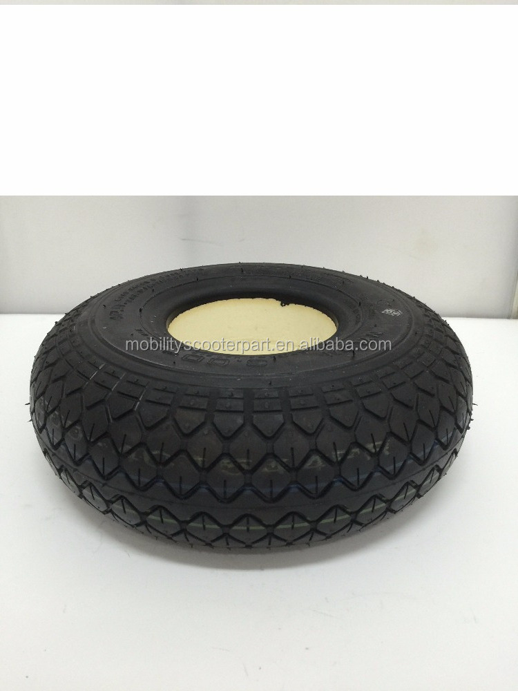 Cheng Shin 3.00-4 (260X85) C154 Diamond Tread Foamed-Filled Gray Tire 4wheels electric mobility scooter tyres replacement parts