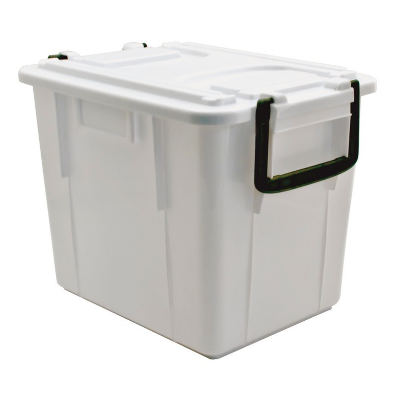 Practical and robust PP (Polypropylene) crate 'Food Box' model with lid and handles 3 different models in 2 colors