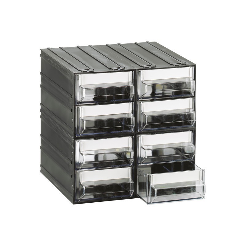 Best quality MIDI modular drawer units made of 100% recyclable PST (polystyrene)  available in 4 models