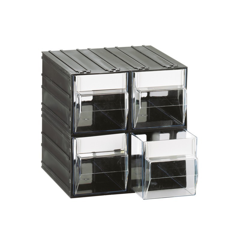 Best quality MIDI modular drawer units made of 100% recyclable PST (polystyrene)  available in 4 models