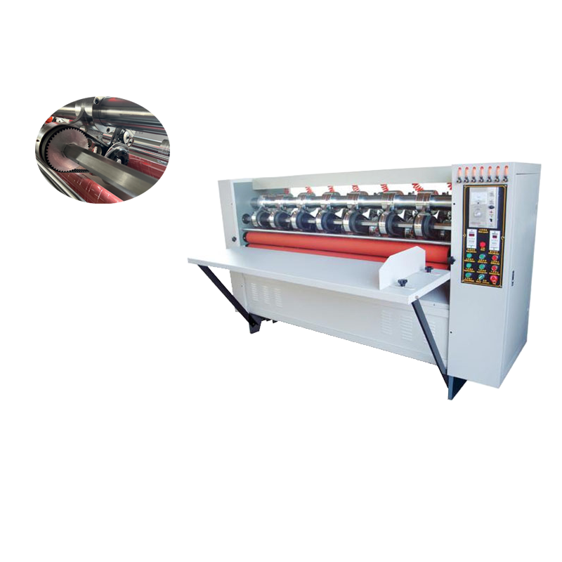 Manual feeder Corrugated board thin blade slitter scorer machine paper carton box making machine