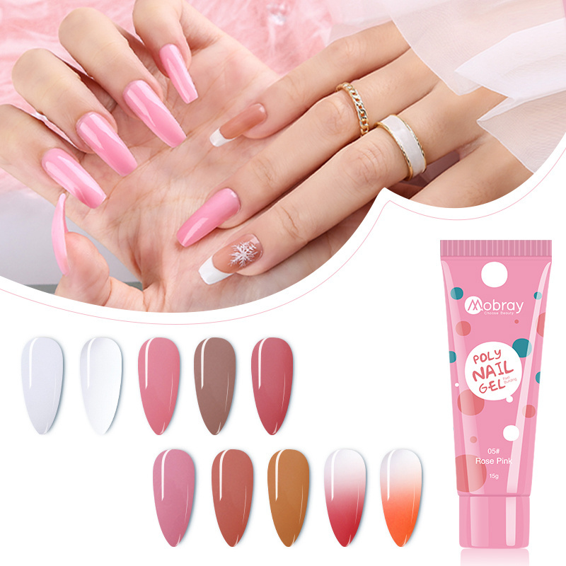 Asian Nail Supply Poly Gel Acrylic Soak off Gel Poish for Nail Extention